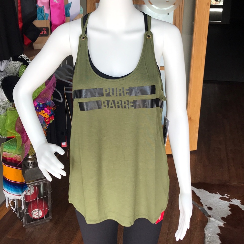 Olive Pure Barre tank